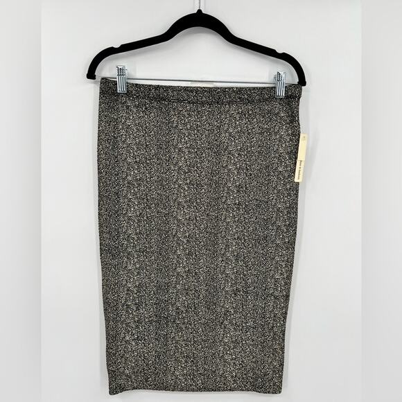 ๐ NWT June & Hudson High Waisted Pencil Skirt Sparkle Shiny Shimmer Party Large - Picture 6 of 15